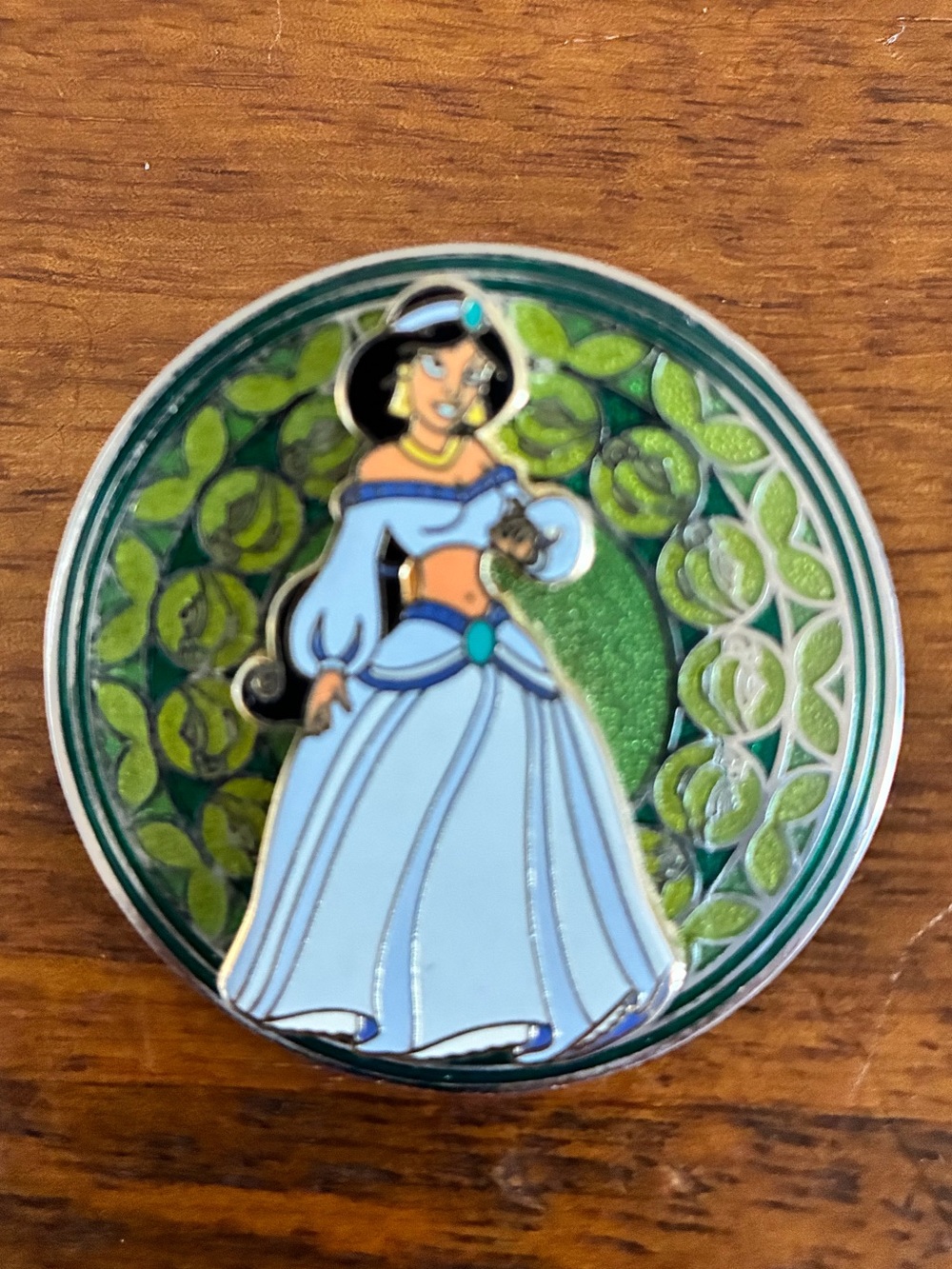 2003 Stained Glass Jasmine Disney Trading Pin